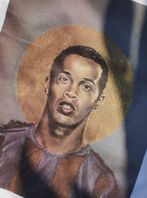 Camiseta Ronaldinho Legends Branca