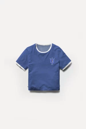 Camiseta Brasil '82 Azul Feminina